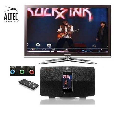 Bocina Dock Ipod Iphone Altec M650 Salida Video Rca Mdn